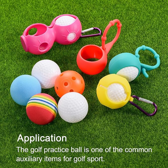 PATIKIL Golf Practice Balls, Hollow Flight Training for Indoor Swing Practice