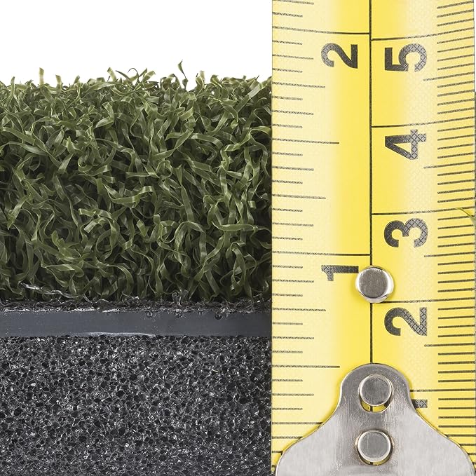 The Original Country Club Elite Real Feel Golf Mats 4'x4' Heavy Duty Commercial Practice Mat. The First Golf Mat That Takes A Real Tee and Lets You Swing Down Through,Simulator,Indoor, Outdoor Use