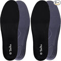 2 Pair-Insoles for Mens Memory Foam Shoe Inserts,Replacement Insoles for Work Boot Running Shoes-Shock Absorption and Cushion for Feet Relief,Comfort Inner Soles for Everyday Use Black 42EU/US9