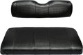 Seat Cover Replacement for Yamaha Drive or G-29 Golf Cart - Front Bench Seat - Premium Marine Vinyl - 5 Panel Stitching - Staple On Installation - Two-Tone Golf Cart Seat Covers (Black)