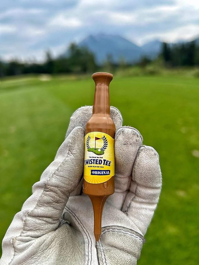 Beer Bottle Golf Tees, Virtually Unbreakable and Recyclable Plastic Golf Tee 6 Pack, Golf Gift for Men, Bachelor Party Novelty Gift, for Golfers,3-1/4" Tall