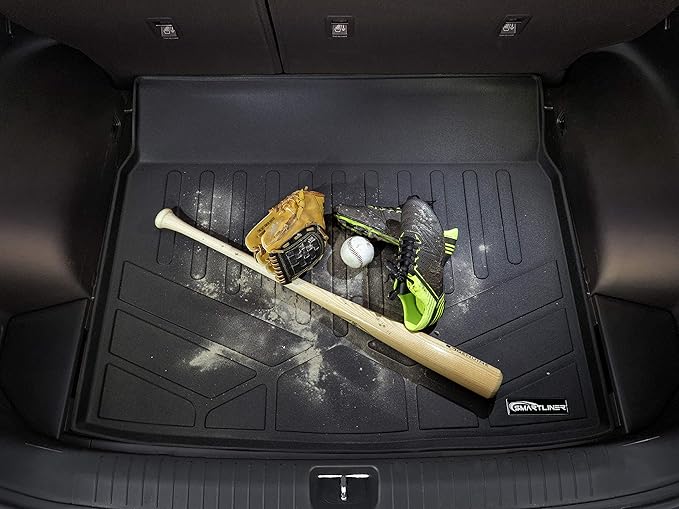 SMARTLINER All Weather Custom Cargo Liner Trunk Floor Mat Compatible with 2016-2018 Lincoln MKX