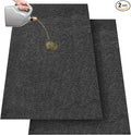 Tinideya 2 Pcs 32 x 60 Inch 3mm Thick Oil Spill Mat for Motorcycle Small Car Golf Cart, Reusable Garage Floor Mat Under Car, Rubber Backing Protect Floor from Oil Drips, Spills, Splashes and Stains