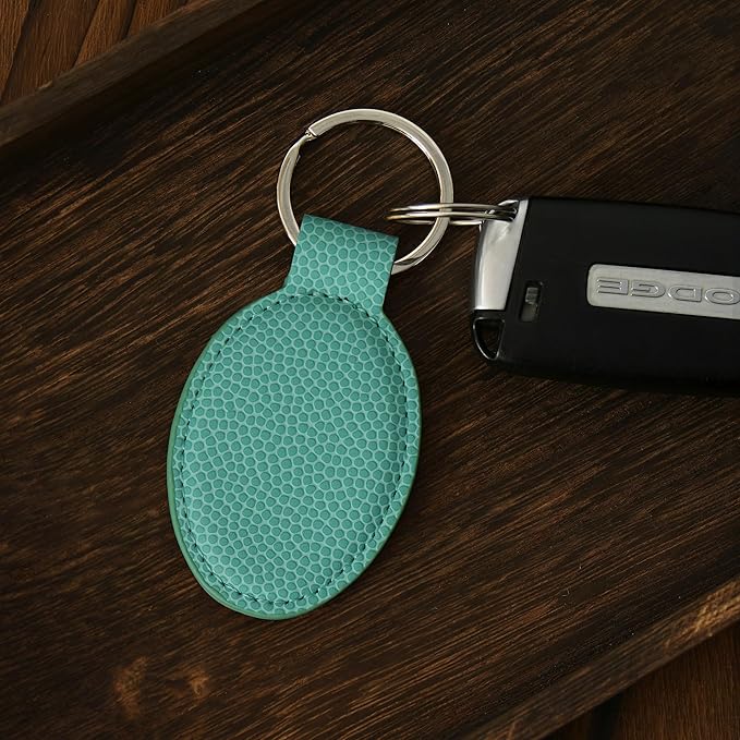 LaserGram Oval Keychain, Water Polo, Personalized Engraving Included