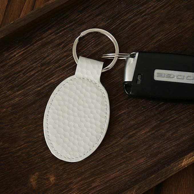 LaserGram Oval Keychain, Sunflowers, Personalized Engraving Included